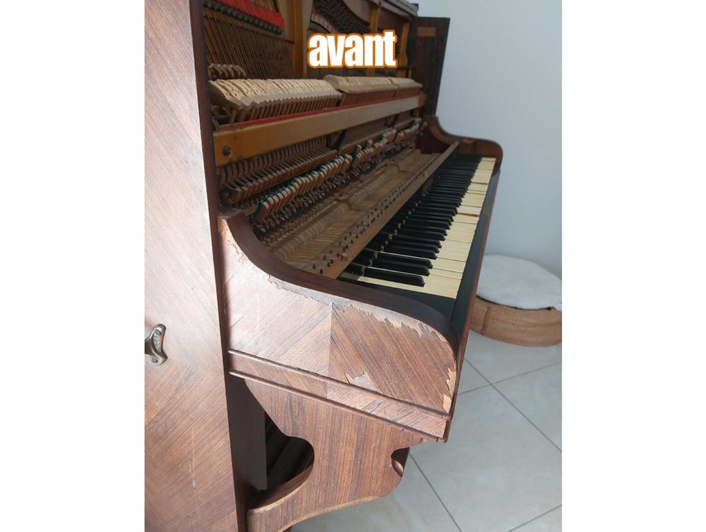 Restauration d'un piano Pleyel centenaire, photo avant